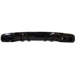 AMG rear bumper diffuser for Mercedes C-Class W205 2015-2021 look Facelift C63