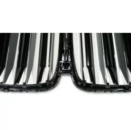 Parrilla de doble barra para BMW X7 negro pintado aspecto M