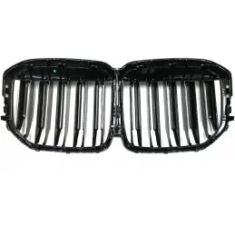 Double-bar grille for BMW X7 black painted M look