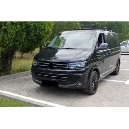 Schwarze U-Leds Frontscheinwerfer für VW T5 2010-2015