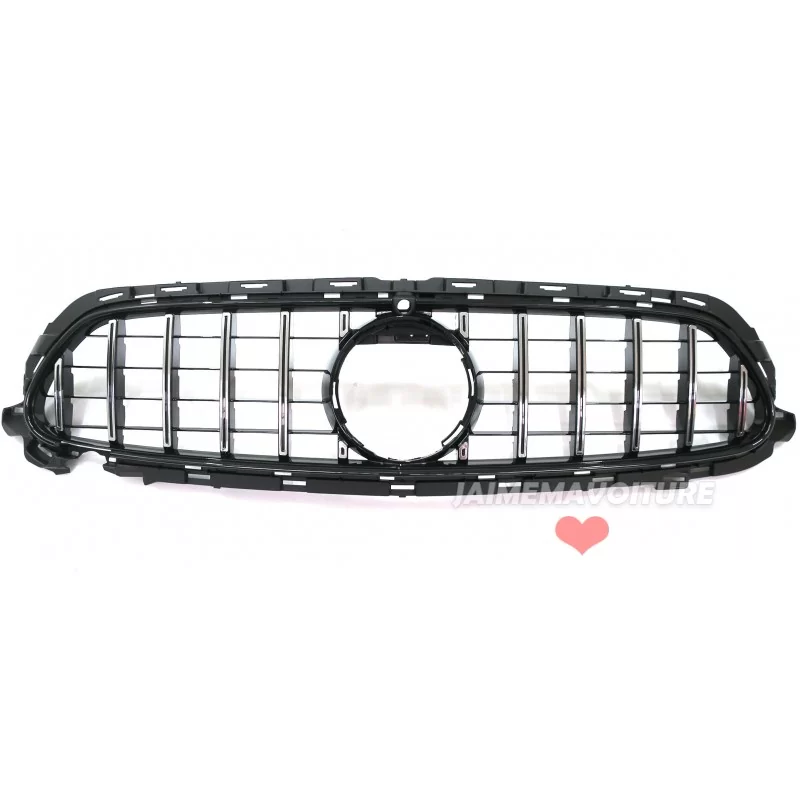 Black/chrome grille for Mercedes E-Class AMG pack W213 S213 FACELIFT 2020 2021 2022