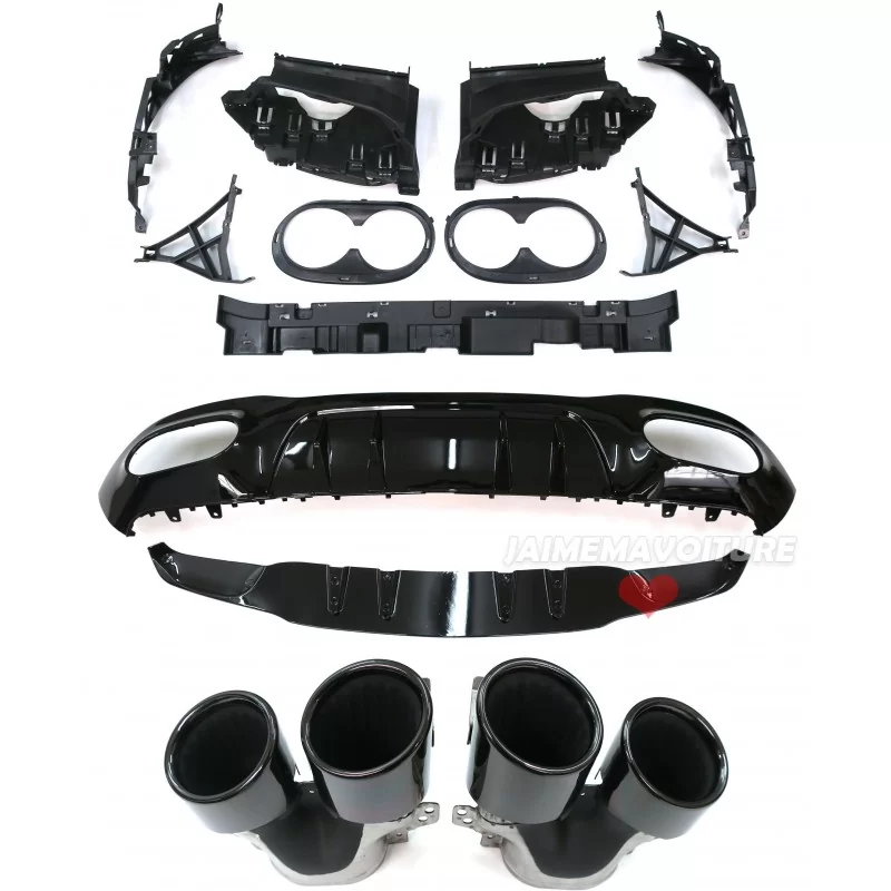 Kit de parachoques trasero AMG, look A45 Kit de parachoques trasero AMG, look A45