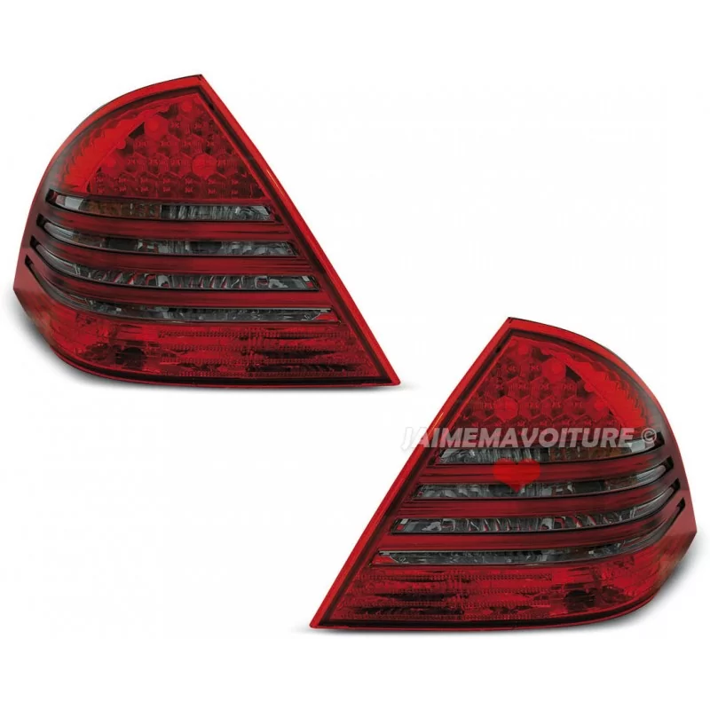 Atrasos para Mercedes clase que c W203 ahumado led luces Atrasos para Mercedes clase que c W203 ahumado led luces