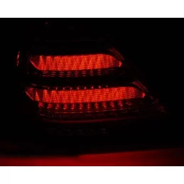 Feux arrières led dynamique pour Mercedes classe C 2000-2004 - Fumé