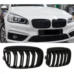 Parrilla del radiador en negro de alto brillo para BMW Serie 2 Active Tourer F45 F46