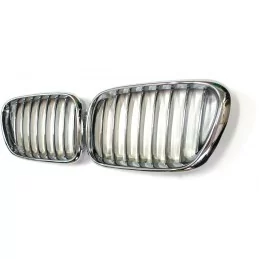 Paire de grilles de calandre full chrome pour BMW X5 E53 phase 1