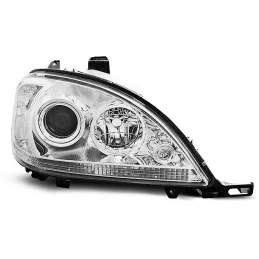 Smooth front headlights for Mercedes ML Phase 2