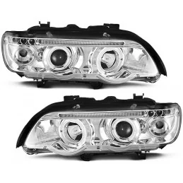 for BMW X 5 front headlights angel eyes