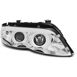 Phares angel eyes CCFL pour BMW X5 2003-2007 - Xenon