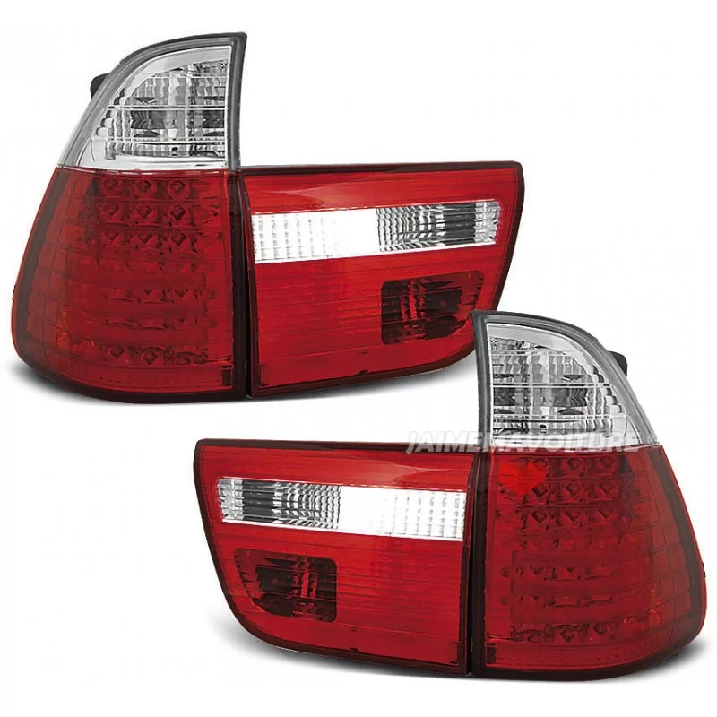 BMW X 5 tail lights - red