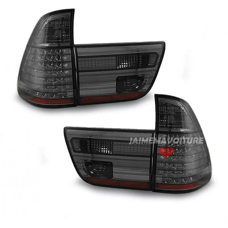 Feux arrières tuning led pour BMW X5 1999-2003 fumé Feux arrières tuning led pour BMW X5 1999-2003 fumé