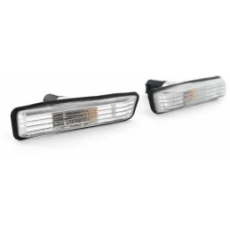 Pair of turn signal repeaters BMW E36 X5 White