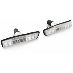 Pair of turn signal repeaters BMW E36 X5 White