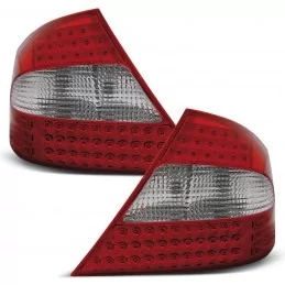 Pilotos traseros led para Mercedes CLK W209 rojo blanco