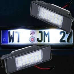 Pair of led turn signals mirrors for Citroen C3 C4 C5 - Black