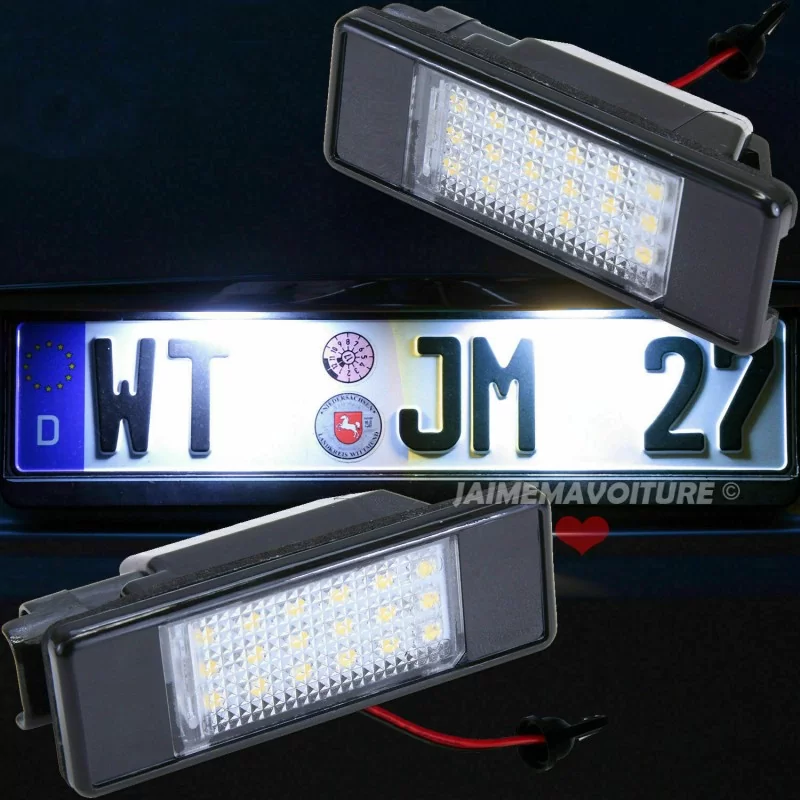 Par de retrovisores led para Citroen C3 C4 C5 - Negro