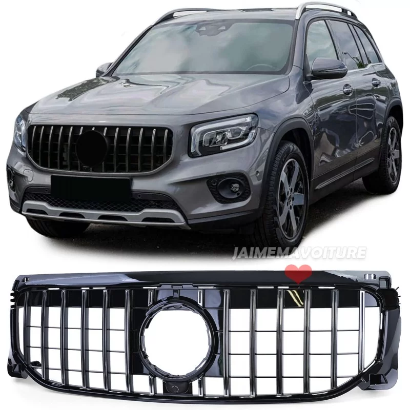 GT grille for Mercedes GLB Black Chrome