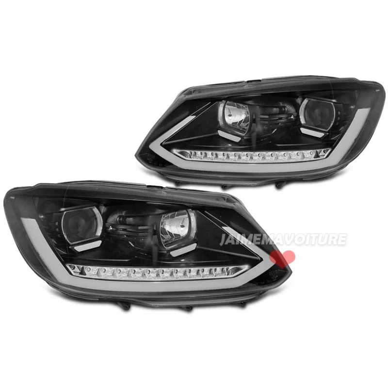 Feux avants tube led dynamiques VW Touran II 2010-2015