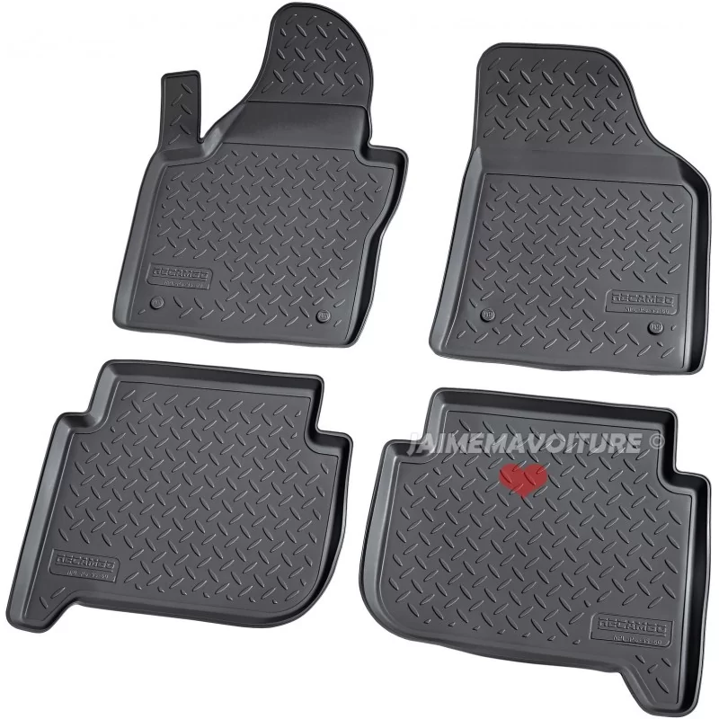 Tapis caoutchouc pour Volkswagen Touran 2003-2015