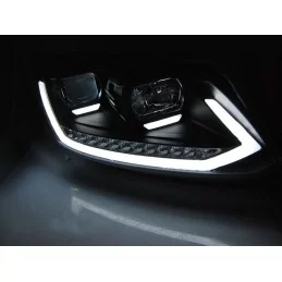 Dynamic led tube front lights for VW Touran II 2010-2015