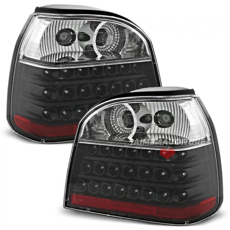 Golf 3 Rückleuchten led schwarz rot