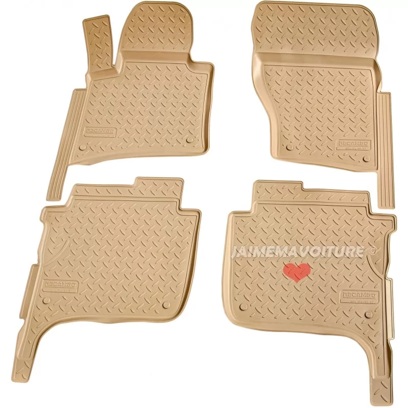 Tappeto beige per Porsche Cayenne II 2010-2017