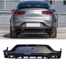 Diffuseur pare-chocs arrière Mercedes GLC COUPE look GLC 63 AMG