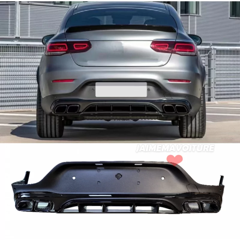 Diffusore paraurti posteriore Mercedes GLC COUPE look GLC 63 AMG