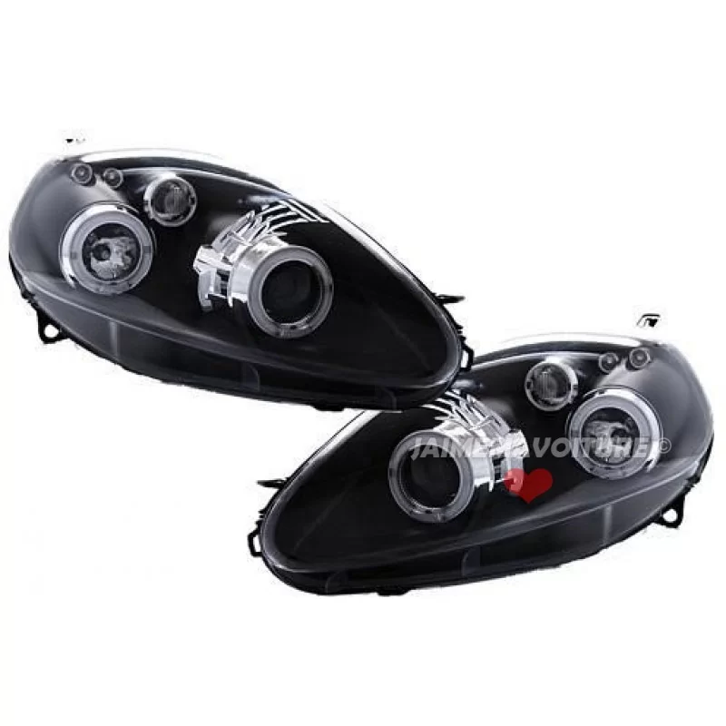 Engelogen koplampen Fiat Grande Punto Engelogen koplampen Fiat Grande Punto