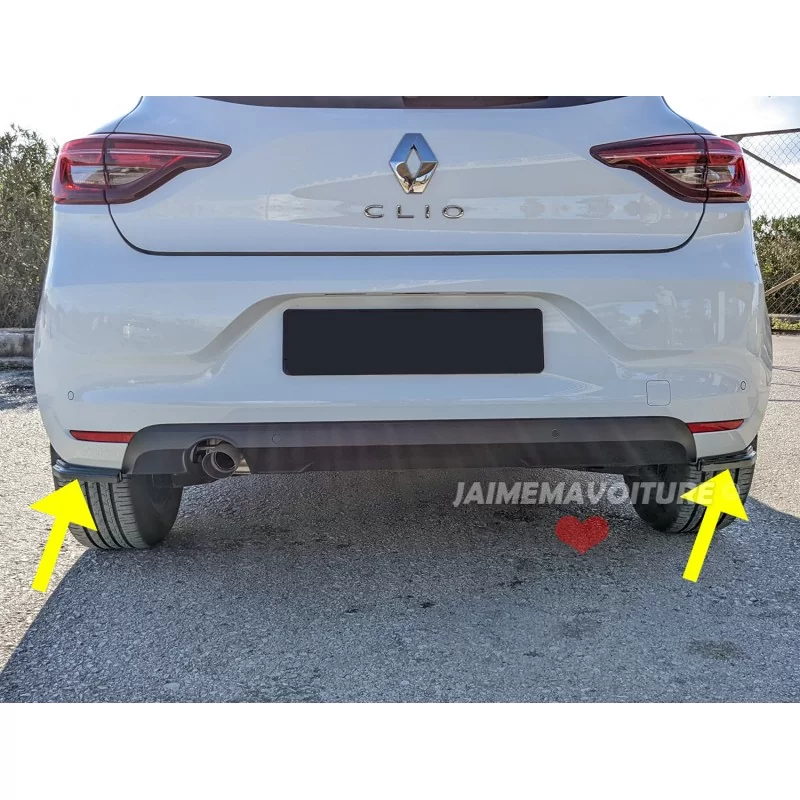 Adición de umbrales negros para Renault Clio 5 Adición de umbrales negros para Renault Clio 5