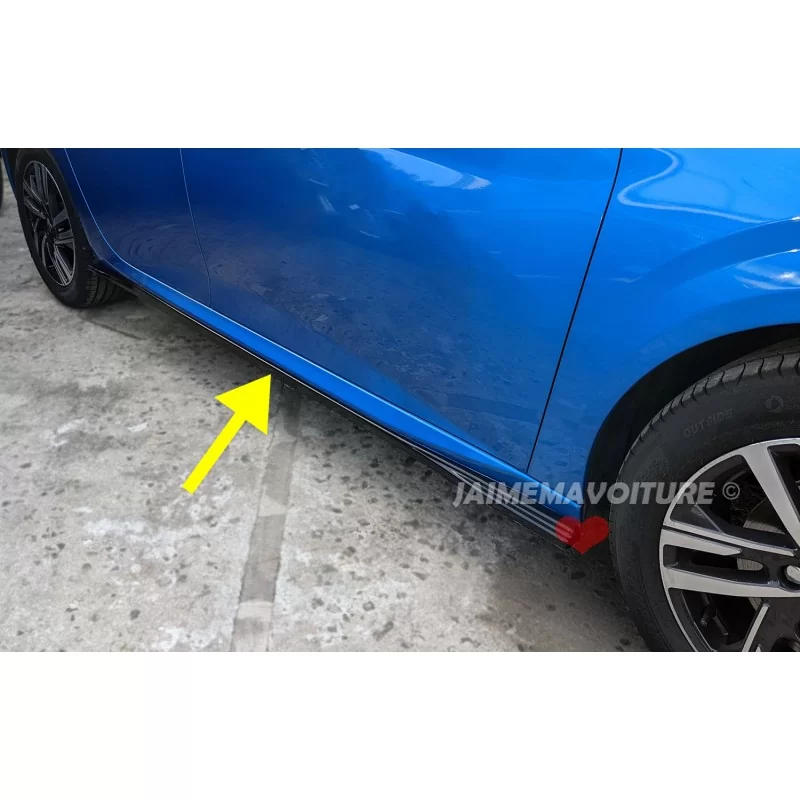 Estensione del pannello rocker sportivo GT per Peugeot 208 II