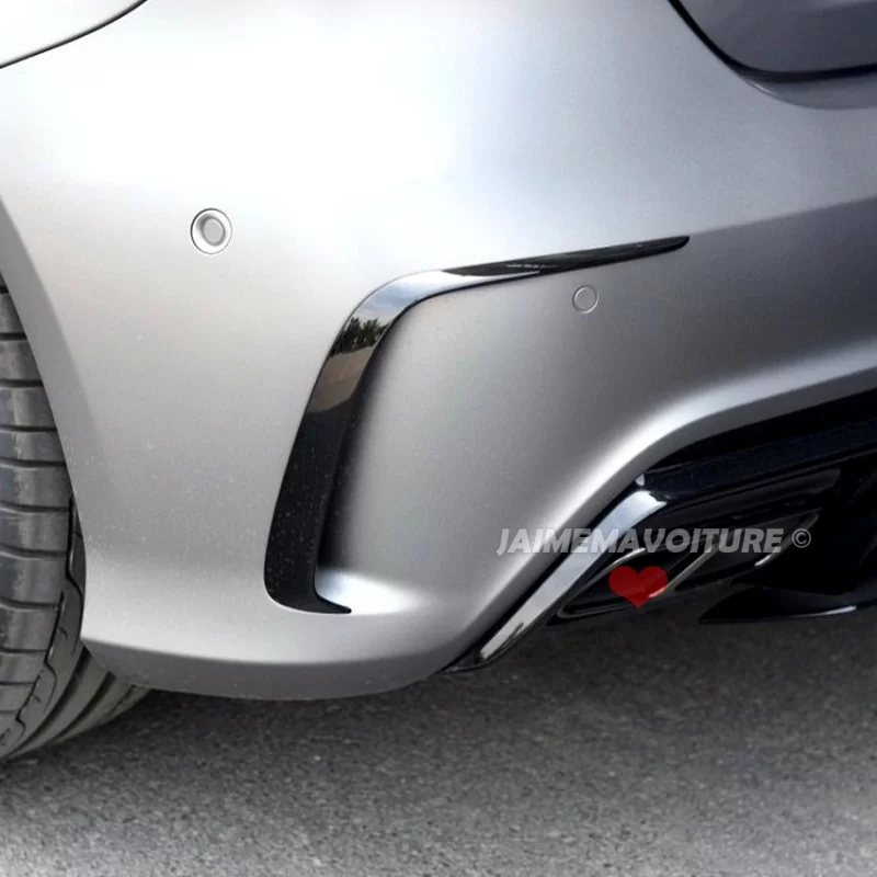 Kit added splitter side bumper before Mercedes class A W176