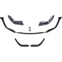 Kit diffuseur+bas de caisse+becquet+lame noir verni pour BMW Série 3 G20 Pack M