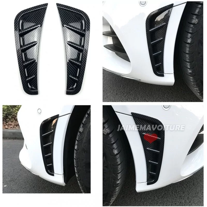 Rajouts conduit d'air avant carbone pour Mercedes Classe C W205 2018- Rajouts conduit d'air avant carbone pour Mercedes Classe C W205 2018-