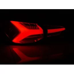 Luci posteriori a LED per Ford Focus MK4 - Rosso bianco