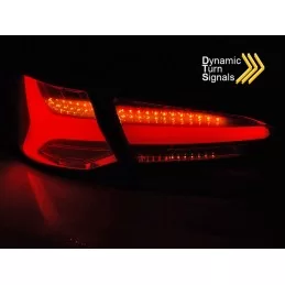 Phares arrières led pour Ford Focus MK4 - Rouge blanc