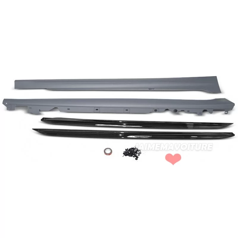 Schweller für BMW 3er G20/G21 Pack M Performance Schwarz Jaimemavoiturett 1 - Jaimemavoiture.fr 
