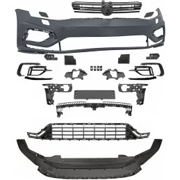 Front bumper for VW Golf 7 look R PHASE 2