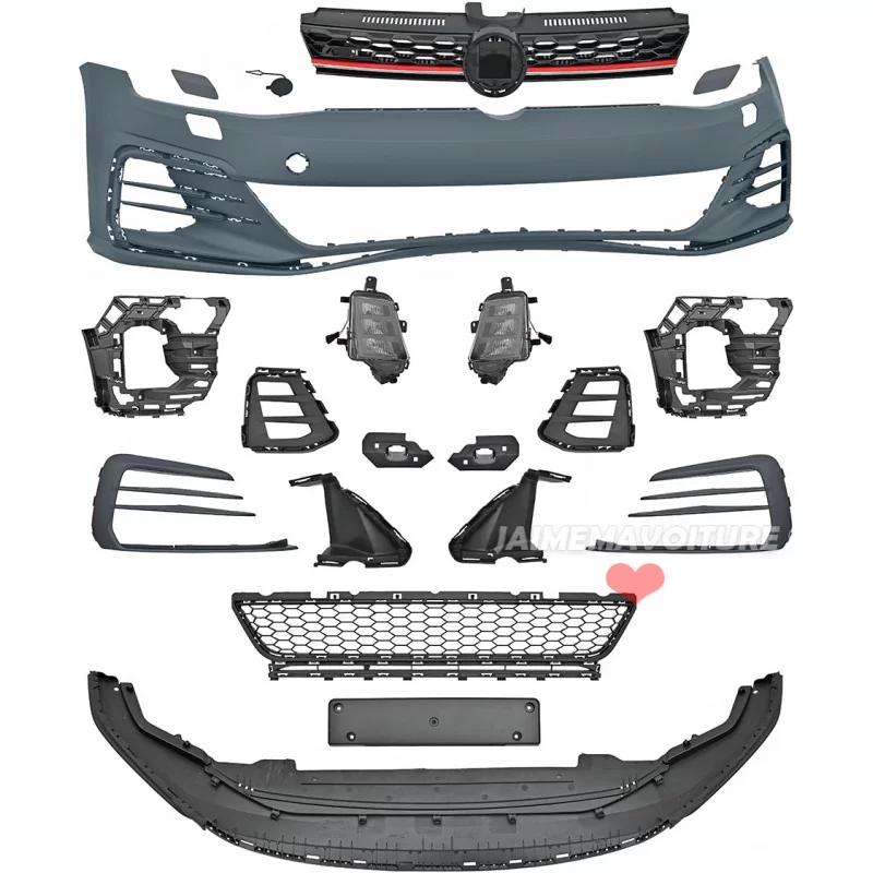 Front bumpers for VW Golf 7 2017-2020 look GTI