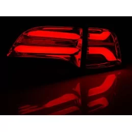 Taillights tube led for Seat Ibiza 6J - red white