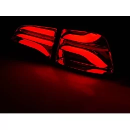 Taillights tube led for Seat Ibiza 6J - red white