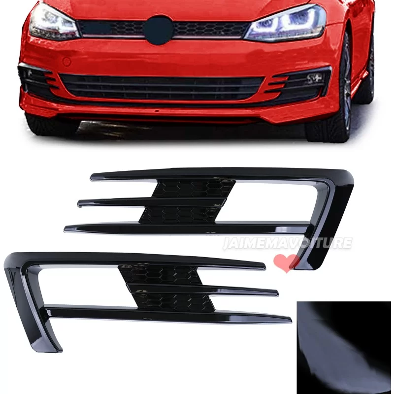 Frente faros led para VW Golf 7 - negro