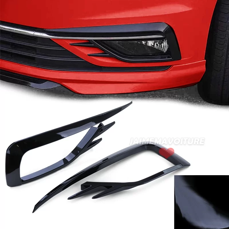 Kit of front bumper additions VW Golf 7 look GTI