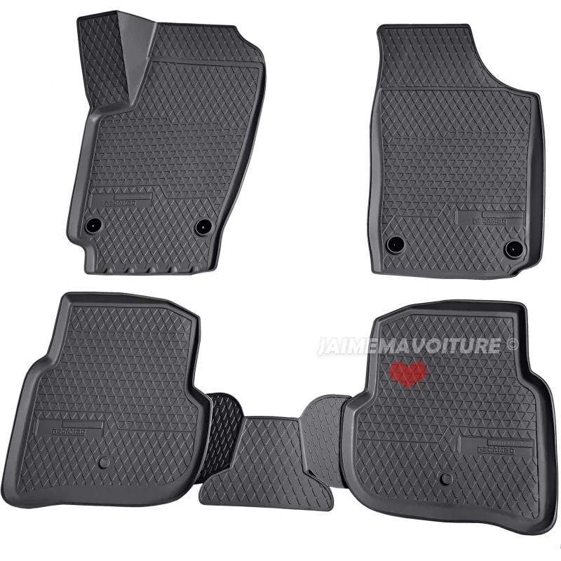 Goma alfombra para Skoda Fabia III (NJ)-(14)