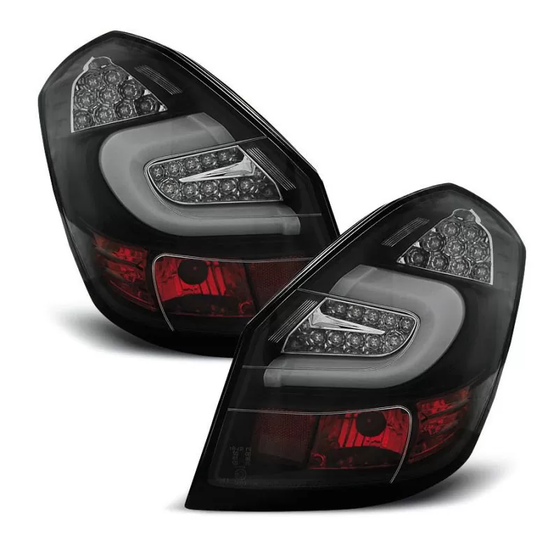 LED taillights for Skoda Fabia II - Smoked