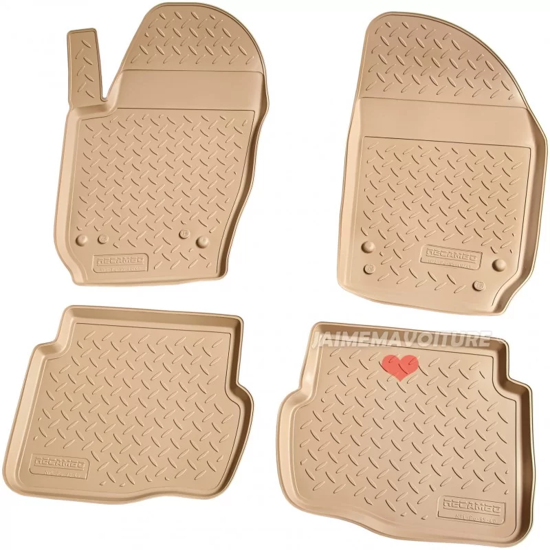 Beige matta till Skoda Fabia I 6Y 1999-2007 Beige matta till Skoda Fabia I 6Y 1999-2007