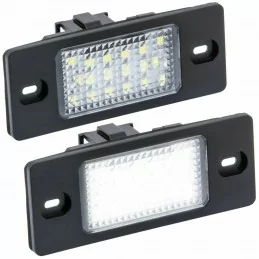 Feux éclairage de plaque LED BLANC pour Skoda Fabia / Yeti