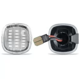 Coppia di ripetitori parafango a LED per Skoda / Audi / Seat - Bianco