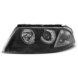 Phares avants angel eyes pour VW Passat 3BG Noir