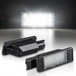 Feux éclairage de plaque LED BLANC pour Peugeot 208 I / 2008 I